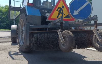 Услуги дорожной щетки на базе МТЗ - Орел, заказать или взять в аренду