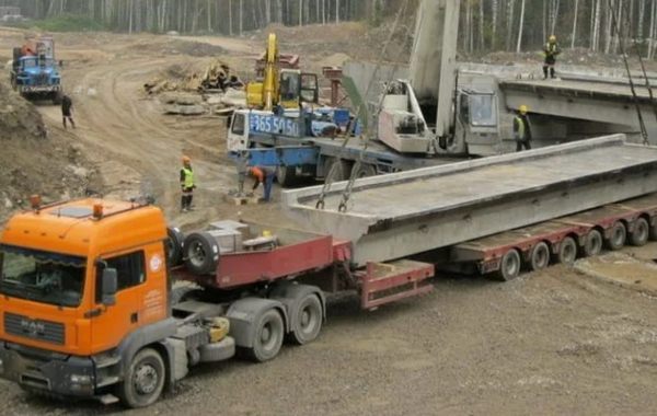 Перевозка крупных ЖБИ изделий на трале - Кромы, цены, предложения специалистов