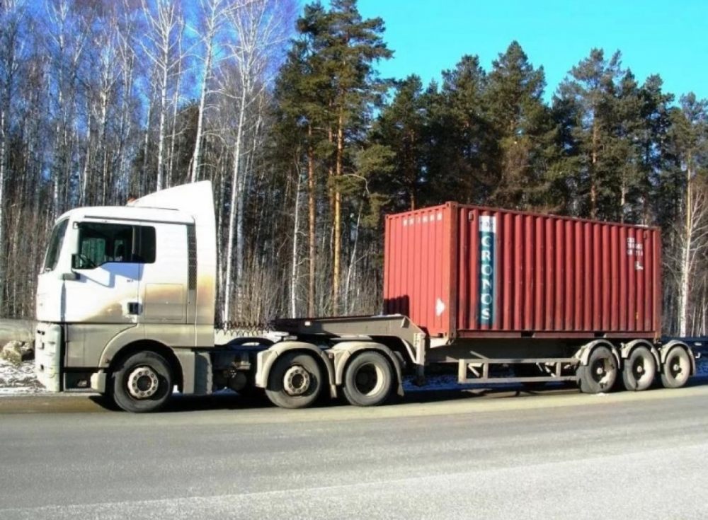Контейнеровоз Полуприцеп, тягач MAN, Volvo взять в аренду, заказать, цены, услуги - Орел