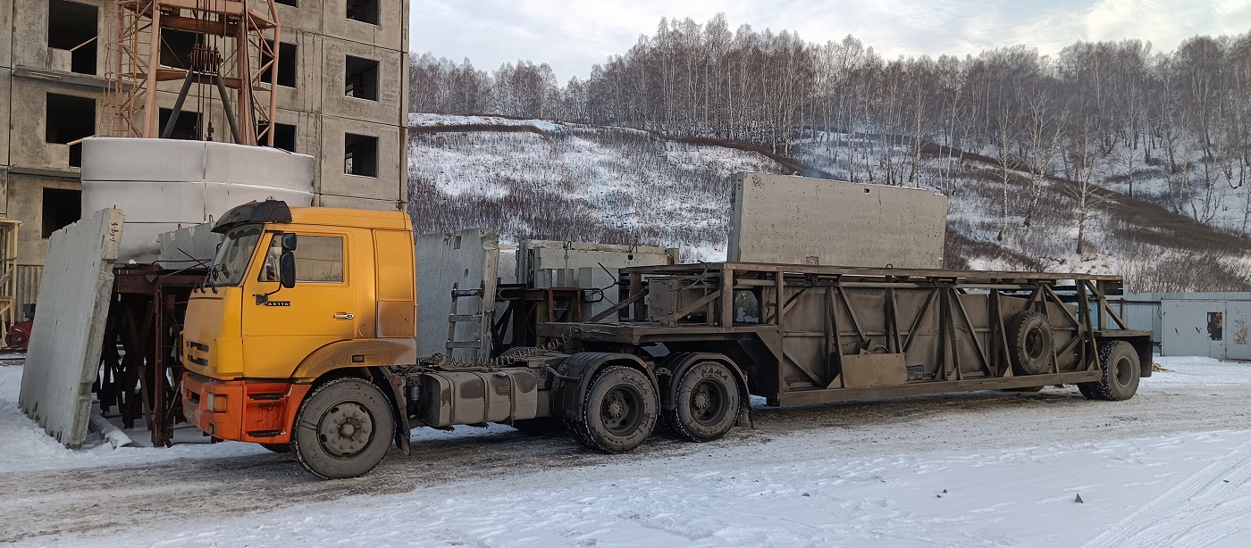 Аренда и услуги панелевозов для перевозки ЖБИ изделий в Нарышкино
