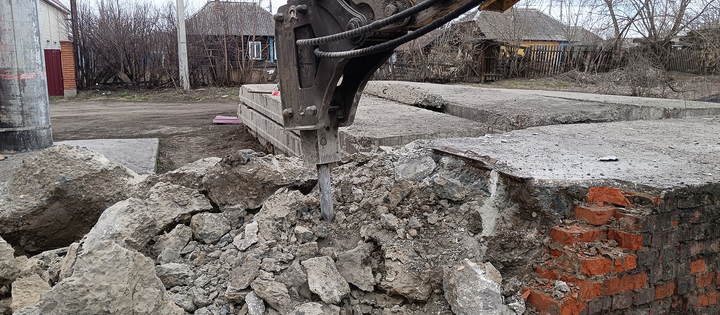 Услуги и заказ гидромолотов для демонтажных работ в Болхове